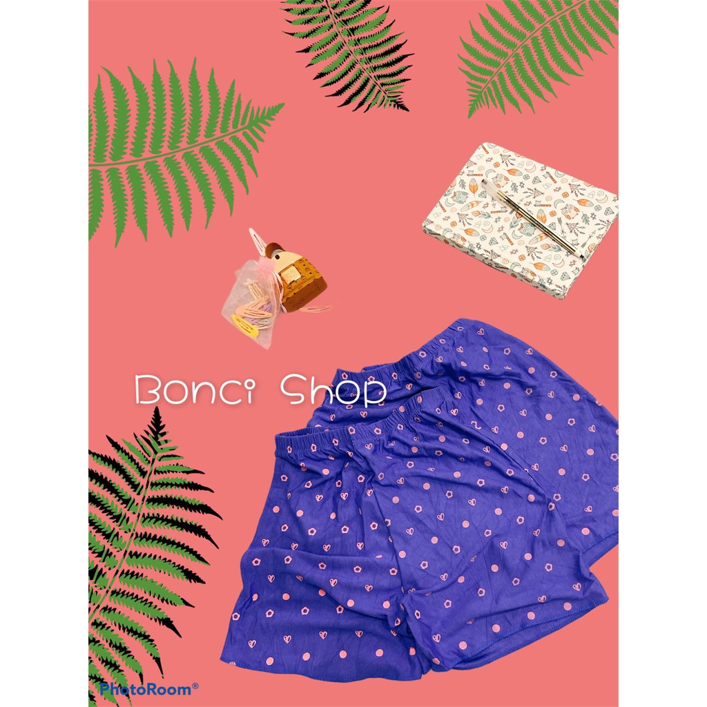 Quần đùi thun nữ siêu mềm mịn, hàng họa tiết thái bigsale | BigBuy360 - bigbuy360.vn