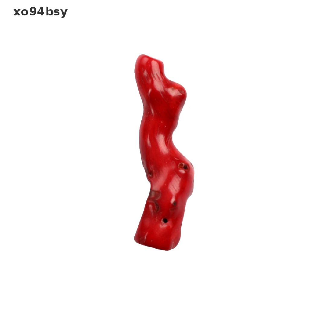 Set 5 Chuỗi Hạt xo94bsy Màu Đỏ San Hô Tự Nhiên Hình Cành Cây Xinh Xắn