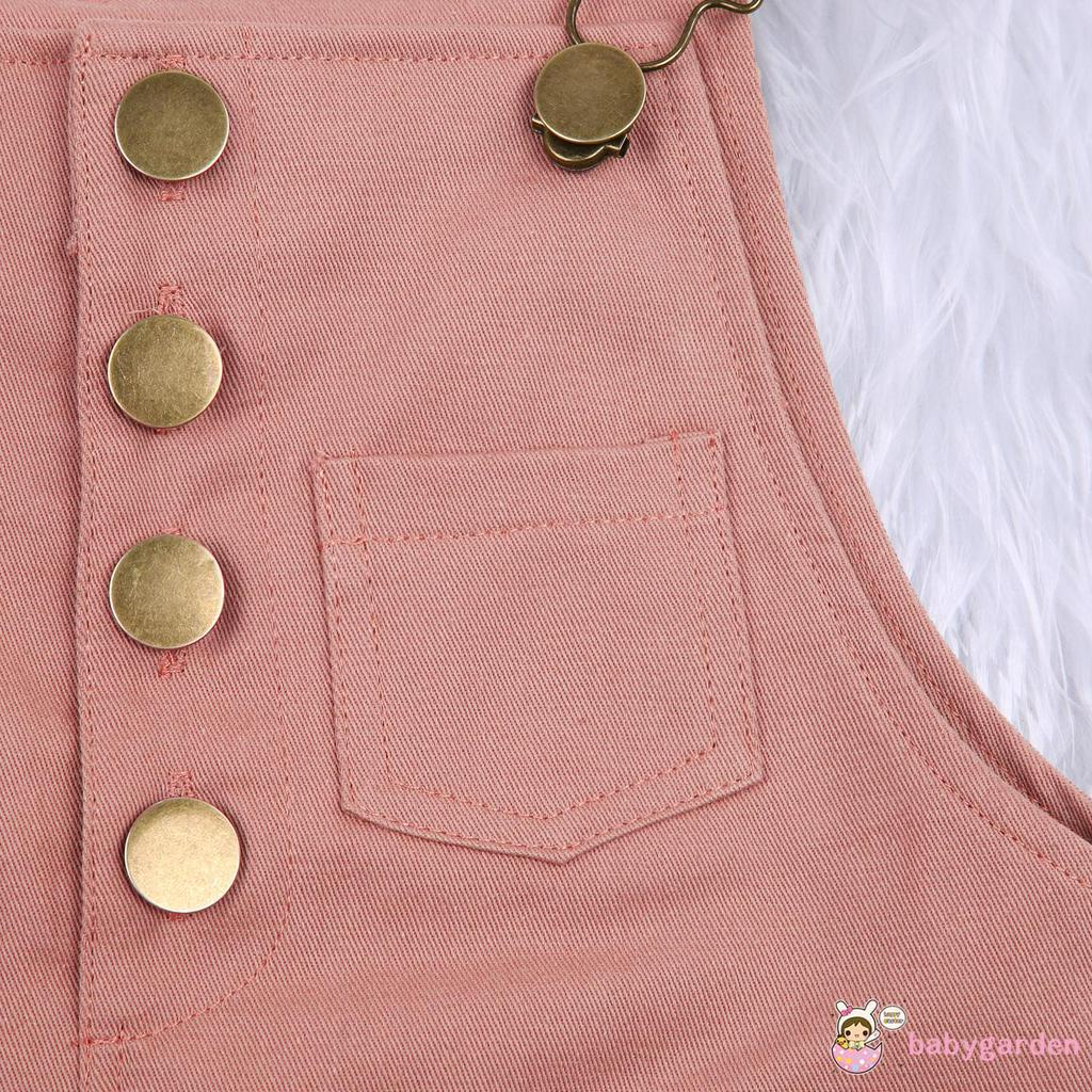 Áo Liền Quần Hai Dây Cho Bé Gái Từ 1-6 Tuổi