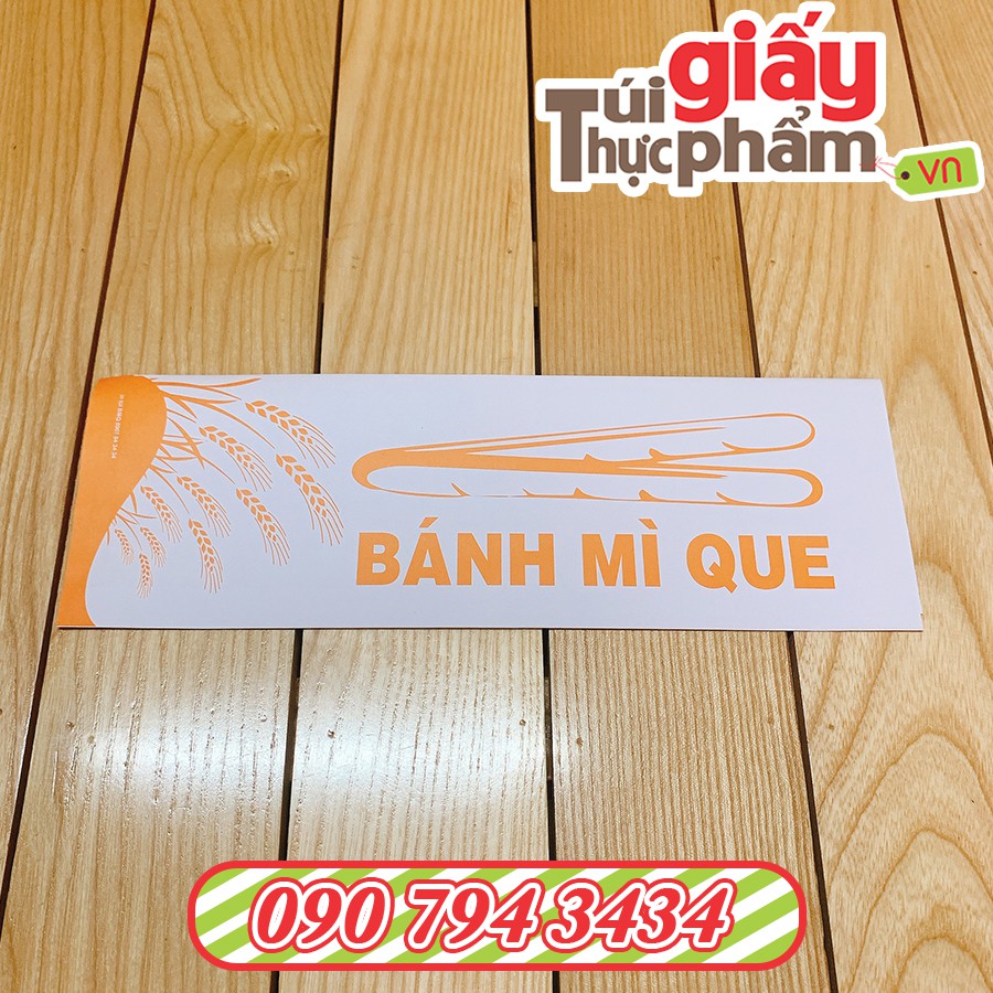 1000 Túi giấy đựng bánh mì que Fort 10 x 29 cm