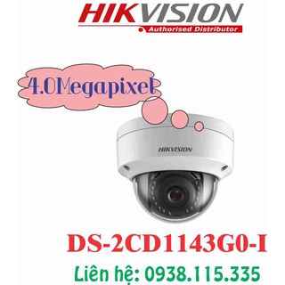 Camera ip dome hồng ngoại 4 megapixel hikvison ds-2cd1143g0-i
