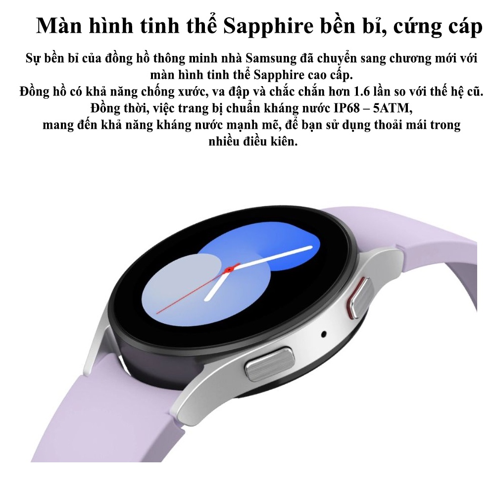 Đồng hồ thông minh Samsung Galaxy Watch 5 - Hàng chính hãng