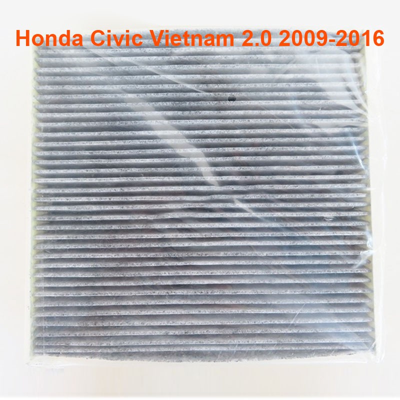 Lọc gió điều hòa Than hoạt tính AC881C dùng cho Honda Civic Vietnam 2.0 2009, 2010, 2011, 2012, 2013, 2014, 2015, 2016