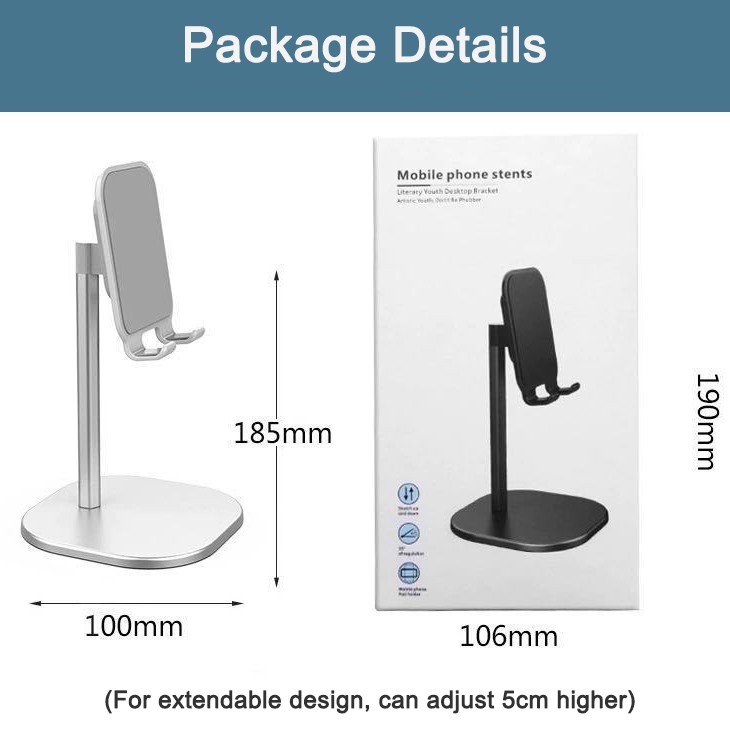 Flexible Phone Holder Extendable Alumimum Alloy  Tablet Stand Smartphone Tablet Universal (3.7-10.2 inches)