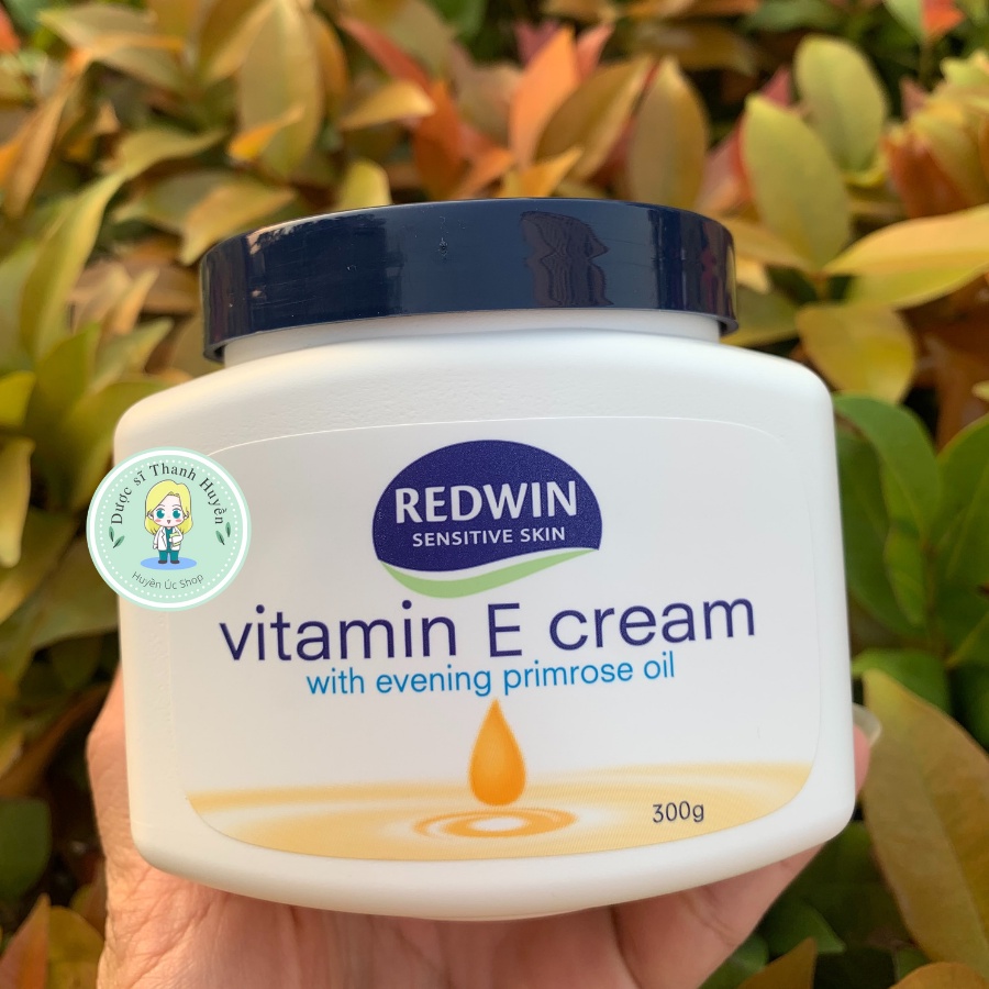 Kem dưỡng da mềm mịn vitamin E Redwin Cream 300gr) Úc, kem dưỡng làm đẹp da