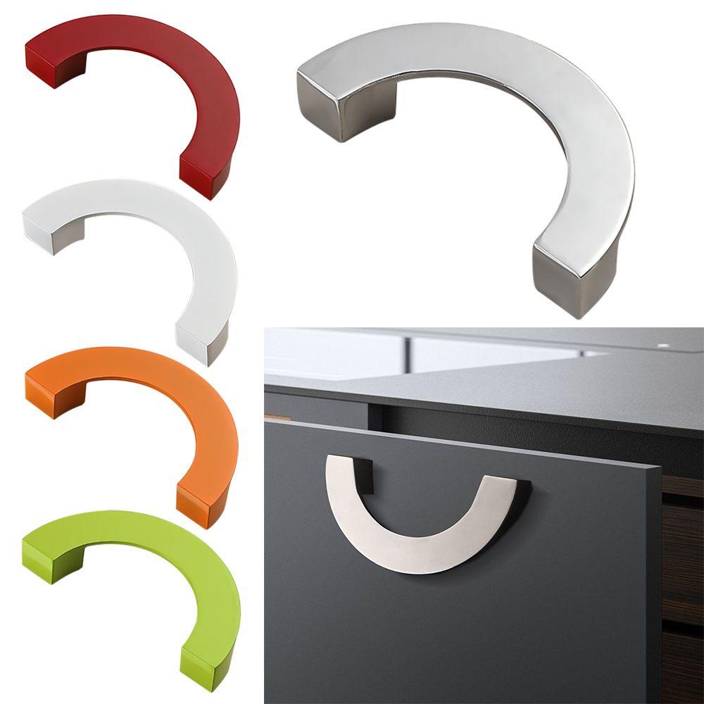 KUNHEV Tay Nắm Cửa Tủ Hình Tròn Bằng Hợp Kim Kẽm Chất Lượng Cao