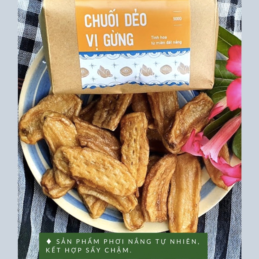 Chuối dẻo vị gừng (Ông Thắng) - 500g