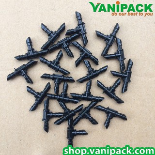 T 4 ly màu đen nhựa POM T 4 ly (Bịch 100 cái)