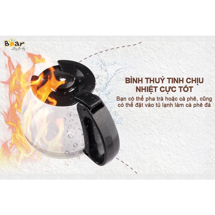 Máy pha trà và cà phê Bear CF-B06V2 (KFJ-403)Đa năng,Thông minh,An toàn phụ hợp các hộ gia đình, quán cà phê