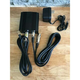 Nguồn Phantom 48v  dùng cho mic codenser ,dùng sound card 5v