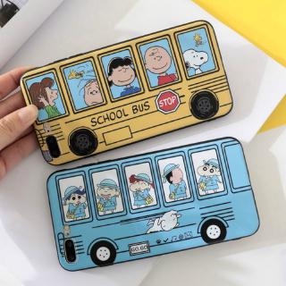 Compatible For Xiaomi 13T 12T 11T 10T Mi 11 12 13 Lite POCO C40 F4 F5 X5 M4 X4 F3 M3 POCO X3 GT X3 Pro NFC Ốp điện thoại silicon mềm hình xe bus hoạt hình cho