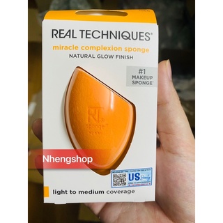 [Tách/nguyên] MÚT TÁN NỀN REAL TECHNIQUES MIRACLE COMPLEXION SPONGE