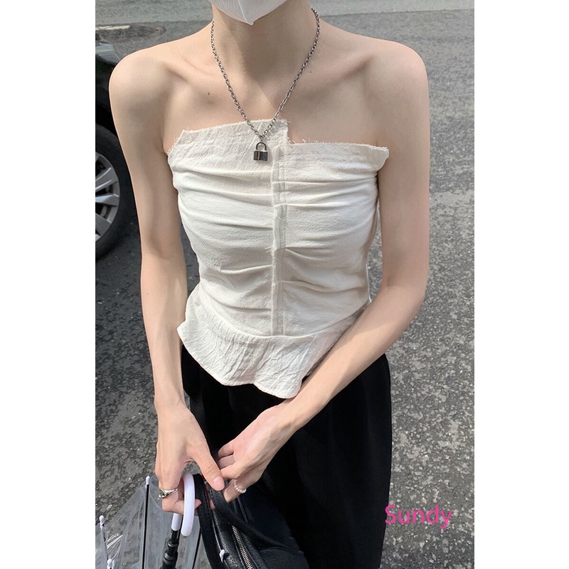 Áo Ống Sát Nách Thời Trang Mùa Hè Quyến Rũ Cho Nữ