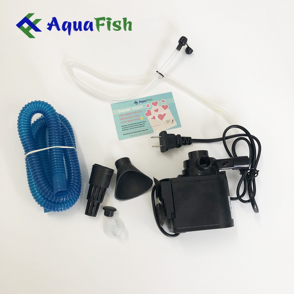 Máy Bơm Bể Cá 3 Chức Năng Đẩy Luồng, Tạo Oxy, Bơm Lên Lọc RS-1680F, KK-1680