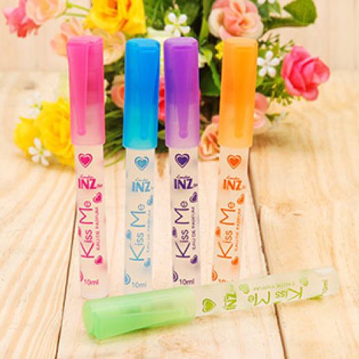 Combo hộp 5 cây nước hoa Inz Kiss Me hình cây viết chính hãng 8ml