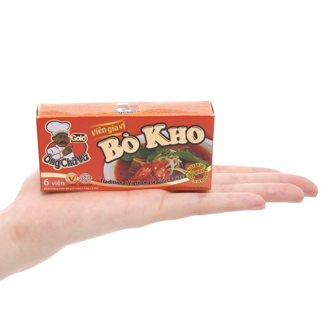 Viên Gia Vị Bò Kho Ông Chà Và 96g