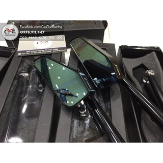 Sỉ Kính hậu Rizoma 744 - gương kiếng hậu RZM 744 - Cực đẹp màu Đen sang trọng