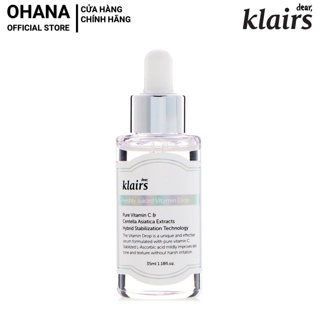 Tinh Chất Trắng Da Klairs Freshly Juiced Vitamin Drop Serum 35ml