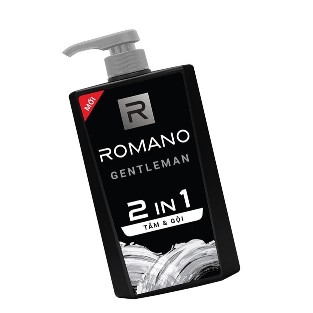 Tắm Gội Romano Gentleman 2 in1 650g (Mới)