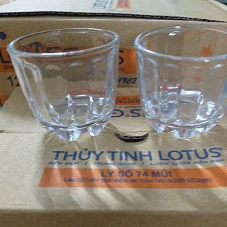 Ly thủy tinh đựng múi