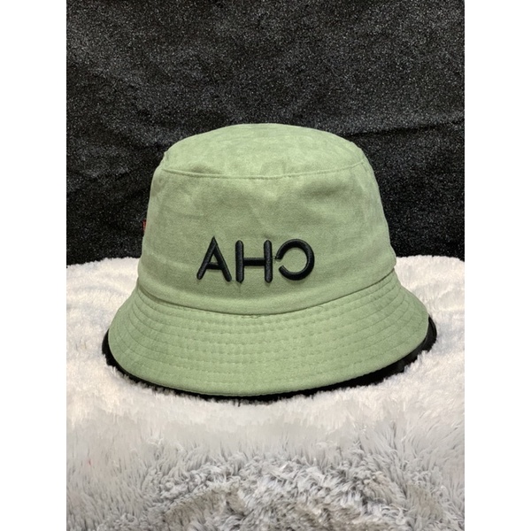 MŨ BUCKET NHUNG THÊU AHC - NÓN BUCKET AHC