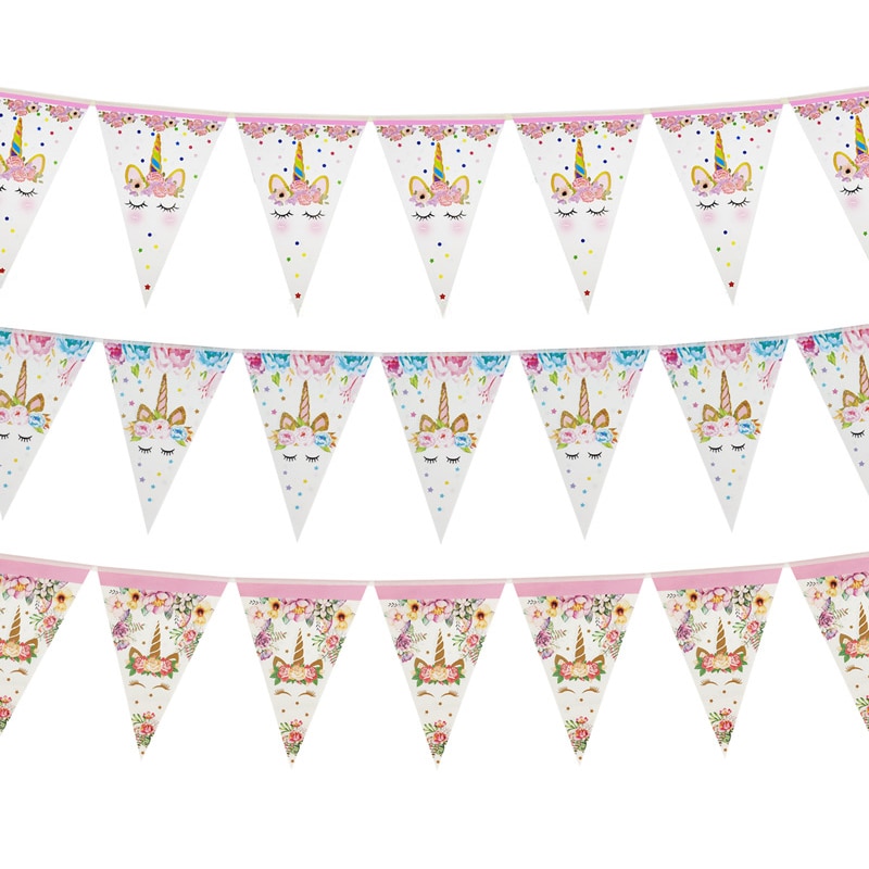 Dây Treo Trang Trí Tiệc Sinh Nhật Cho Bé Hình Kỳ Lân Dễ Thương