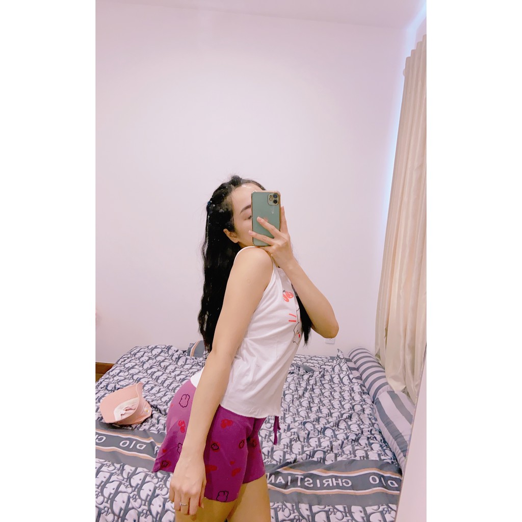 BỘ THUN NGỦ 2 DÂY - Đồ mặc nhà siêu cute | BigBuy360 - bigbuy360.vn