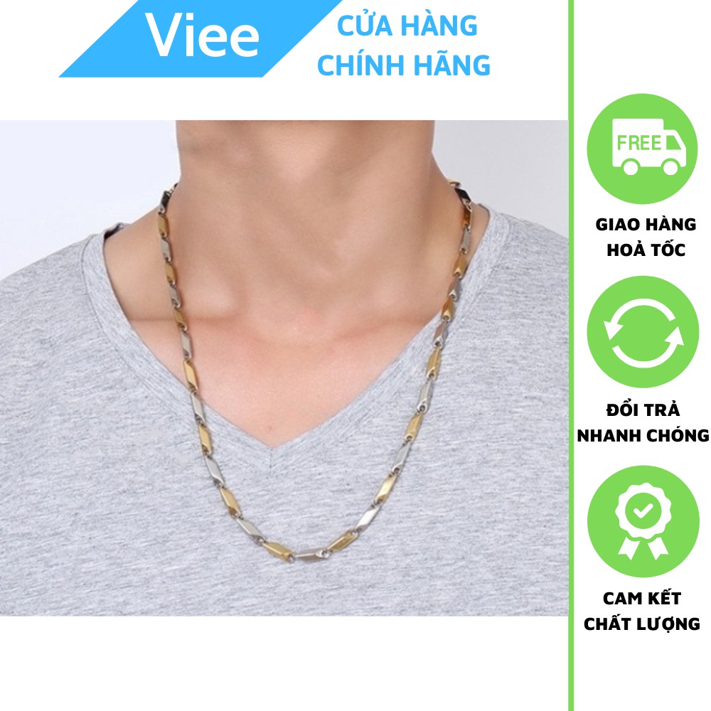 Dây chuyền inox nam hoả tiển cao cấp sang không gỉ Hàn Quốc