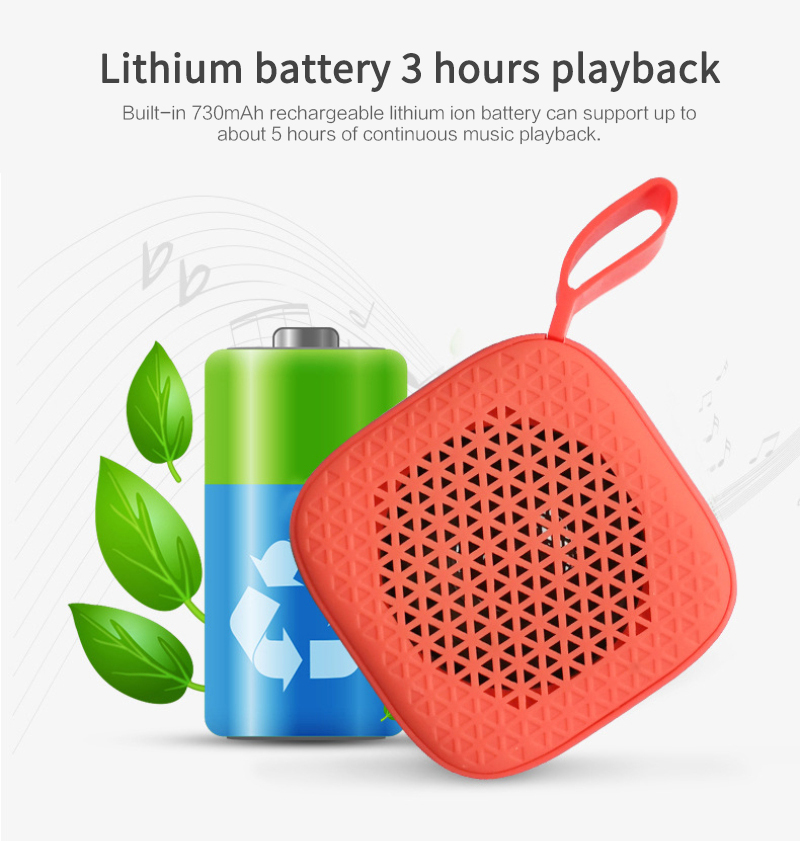 【New】 Bluetooth Speakers Mini Portable Wireless Loudspeaker 3D Stereo Surround Column Call Hands-free Subwoofer Speaker Outdoo 【ziyi】