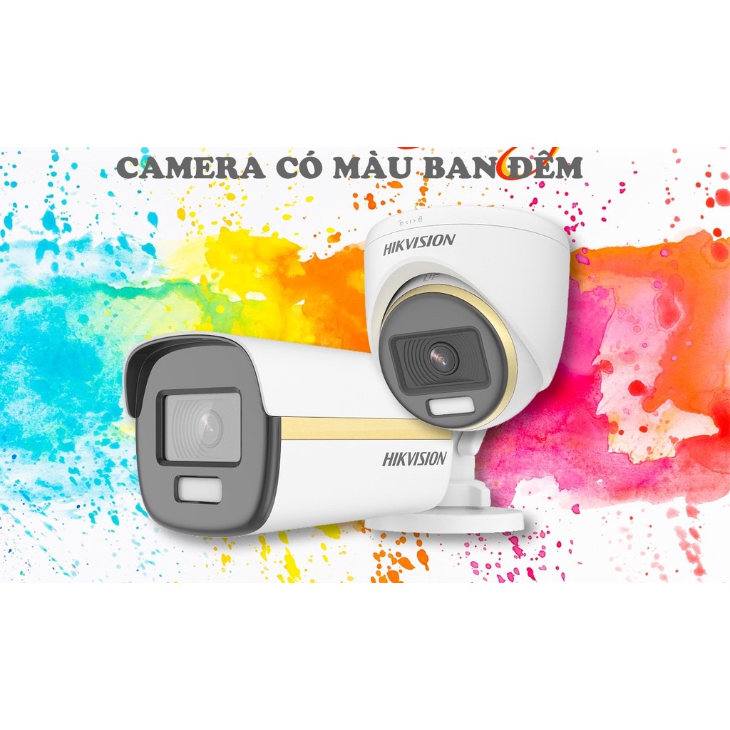 Trọn Bộ 4 Camera Hikvision 2Mp Full HD 1920x1080P , Ổ Cứng Tùy Chọn