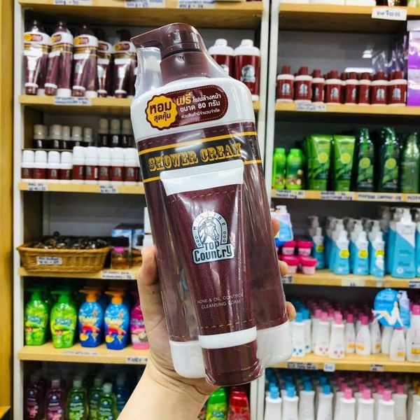 SỮA TẮM NGỰA TOP COUNTRY THÁI LAN 500ML TẶNG KEM SỮA RỬA MẶT/ LĂN NÁCH NGẪU NHIÊN