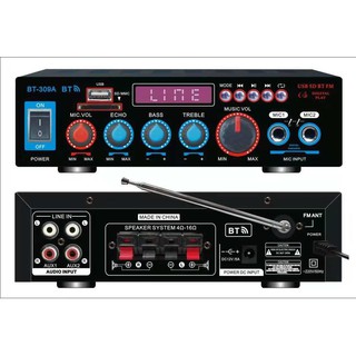 Ampli Mini Karaoke Bluetooth Cao Cấp BT-309A