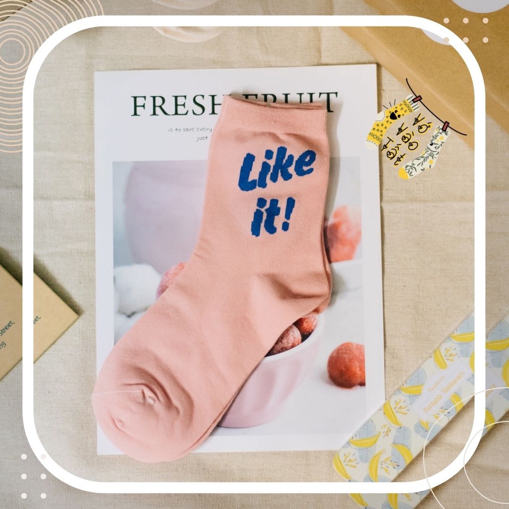 TẤT VỚ NỮ CỔ CAO CHỮ CÁ TÍNH