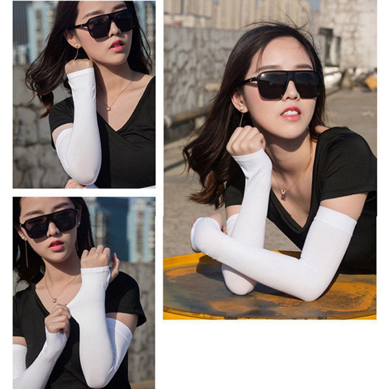 Găng tay chống nắng Let's slim Hàn Quốc đi xe máy, chơi thể thao ngoài trời,chống tia UV có co giãn,dành cho nam nữ GT01