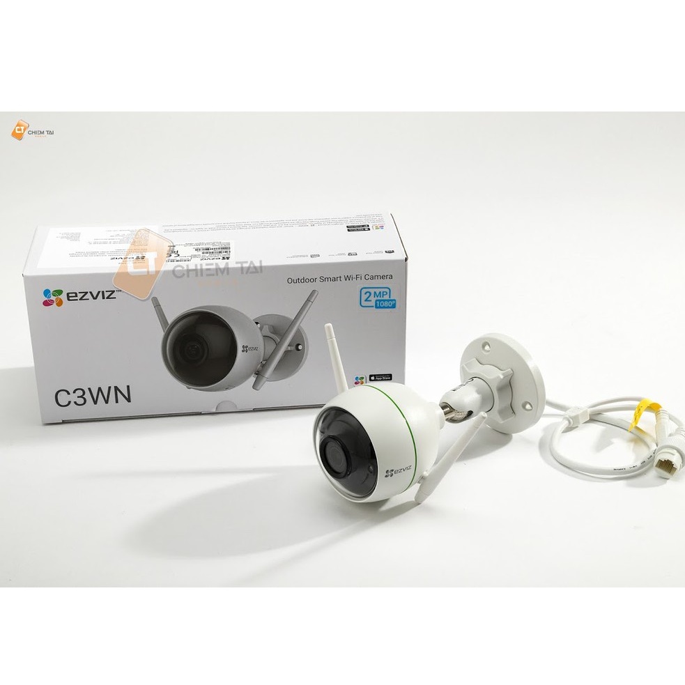 Camera ngoài trời Ezviz C3WN 1080p (CS-CV310-A0-1C2WFR) - Tích hợp micro - Hàng chính hãng