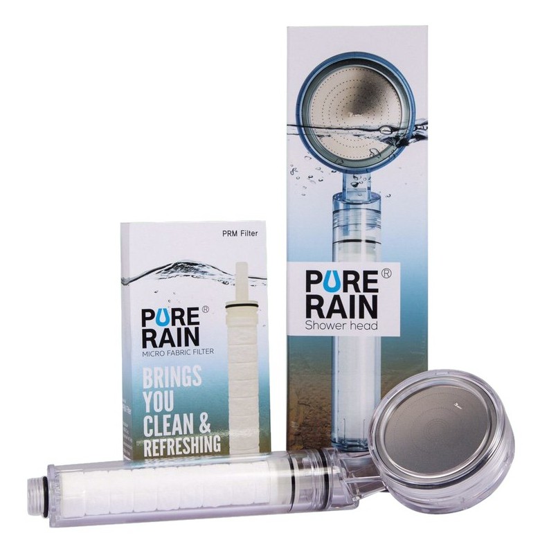 [Vòi sen Aroma Sense Pure Rain PR-9000] - Tạo Ion Âm - Chặn Cặn Hiệu Quả - Hiệu Quả Massage - Thế Giới Lọc Nước