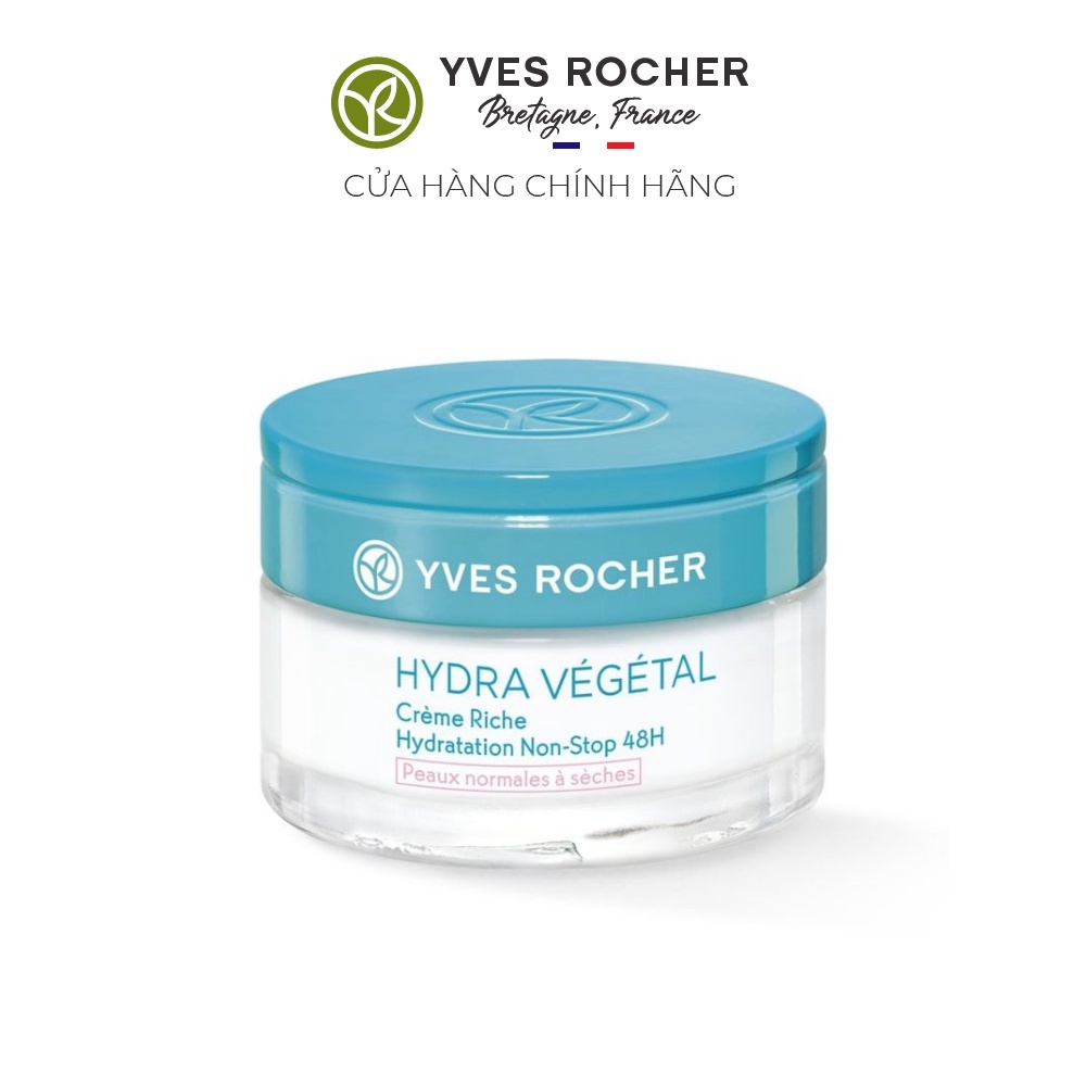 Kem Dưỡng Ẩm Yves Rocher 48h Non -Stop Moisturizing Rich Cream 50ml