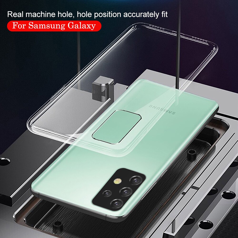 Ốp lưng trong suốt siêu mỏng dành cho Samsung Galaxy A02S A12 A32 A42 A52 A72