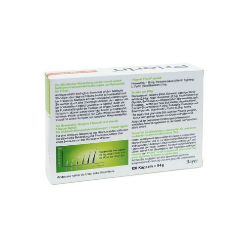 Mọc tóc Priorin Kapseln 120 viên giảm rụng, chăm sóc tóc, hàng Đức chính hãng - Shop melyca
