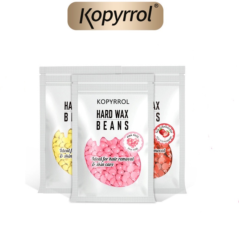 KOPYRROL SáP Wax LôNg NóNg DùNg Cho Ria MéP NáCh MặT Bikini TẩY LôNg Wax Bean 100g