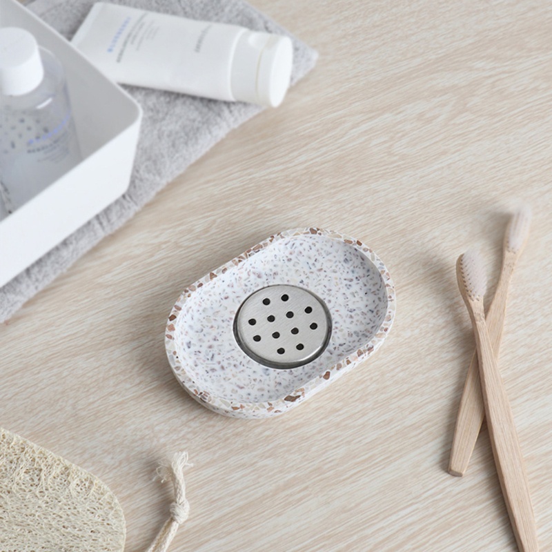 Khay Đựng Xà Phòng Họa Tiết Vân Đá Cẩm Thạch Cao Cấp