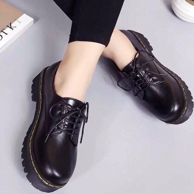 🔥Giày oxford quảng châu ulzzang da PU kèm hộp | BigBuy360 - bigbuy360.vn