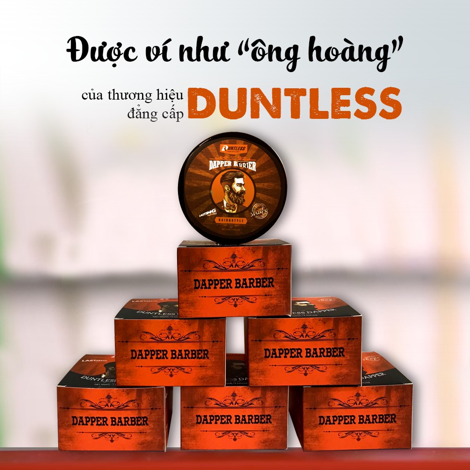 Sáp Vuốt Tóc Nam DUNTLESS Dapper 100ml [Tặng Gôm + Lược]