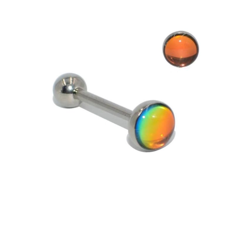 Khuyên Lưỡi Đính Đá - Khuyên Lưỡi Nhiều Màu - Khuyên thép y tế không gỉ - Khuyên Xỏ Lưỡi Nhiều Màu