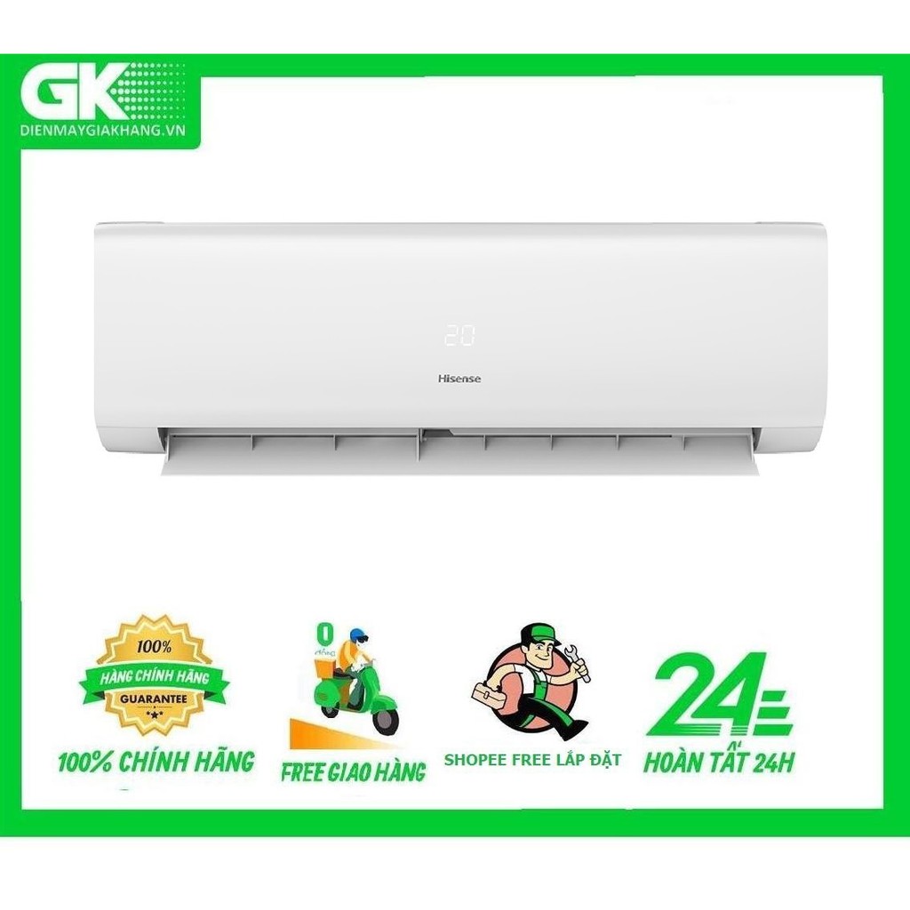 AS-10TW4RYDTU00 - MIỄN PHÍ CÔNG LẮP ĐẶT - Máy Lạnh Hisense Inverter 1 HP