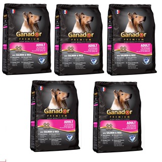 Combo 5 gói Thức Ăn Chó - Ganador Adult / Ganador Puupy