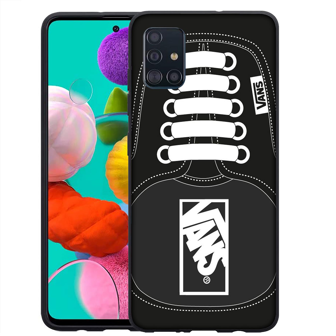 Samsung Galaxy S21 Ultra S8 Plus F62 M62 A2 A32 A52 A72 S21+ S8+ S21Plus Casing Soft Silicone VANS Fashion cute logo Phone Case