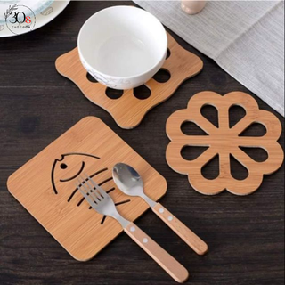 Miếng lót nồi bằng gỗ chịu nhiệt tốt