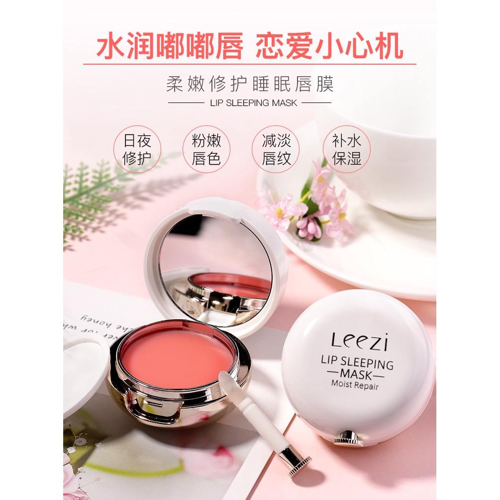 (hàng Mới Về) Mặt Nạ Ngủ Cho Môi Leezi Đệm Khí Chiết Xuất Hoa Hồng Tự Nhiên | BigBuy360 - bigbuy360.vn