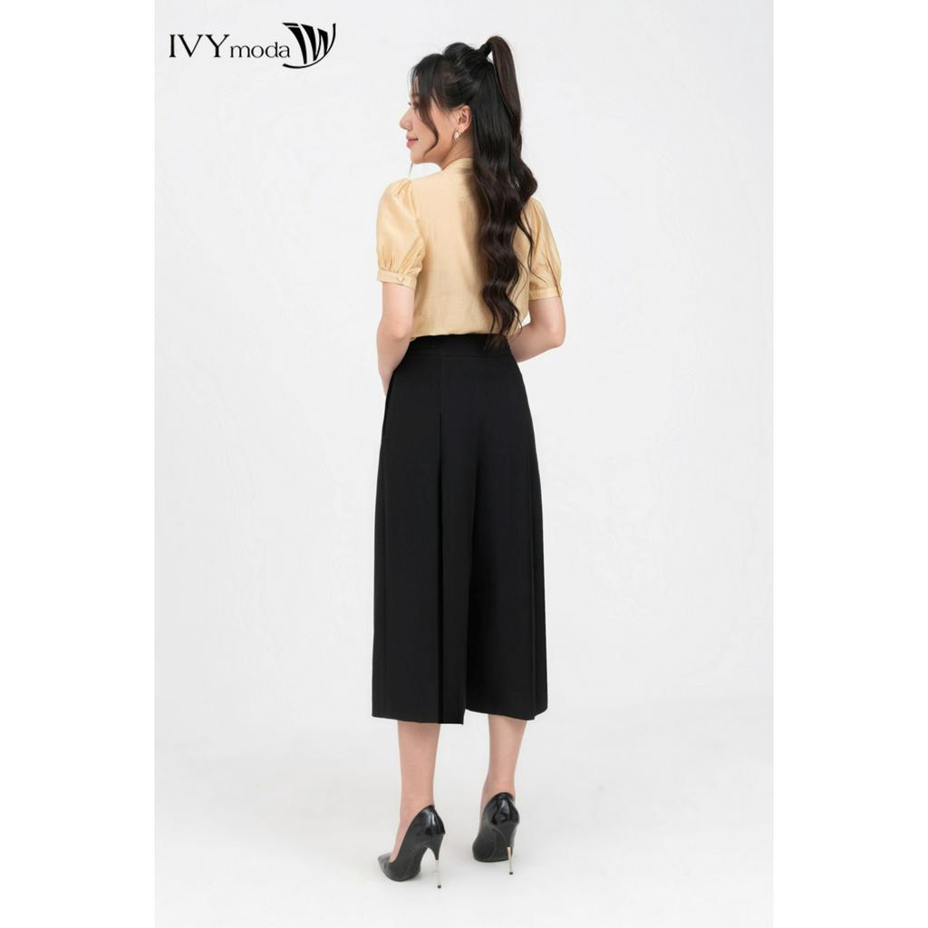 Quần culottes dáng lửng nữ IVY moda MS 21M8346